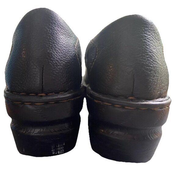 BOC Born Concept Clogs Women’s 11.5 Long Black Slip On Leather‎ Casual Shoes - Picture 4 of 6